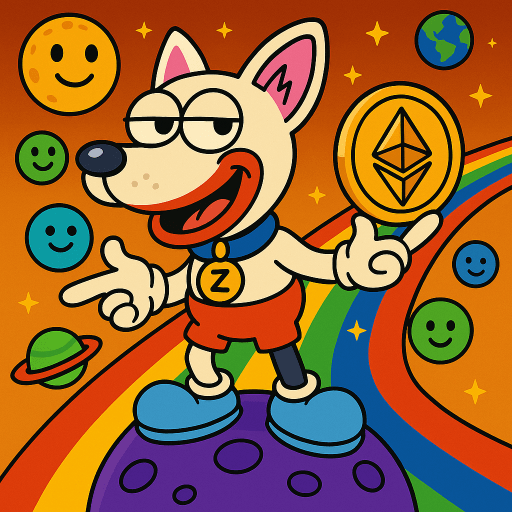 Zeus on Planet with Ethereum Coin